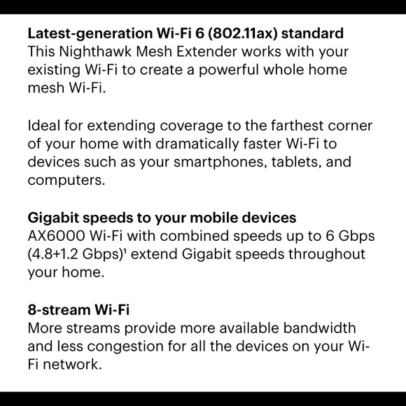 Netgear WiFi extender, up to 2,500 feet of more coverage., - Picture 9 of 11
